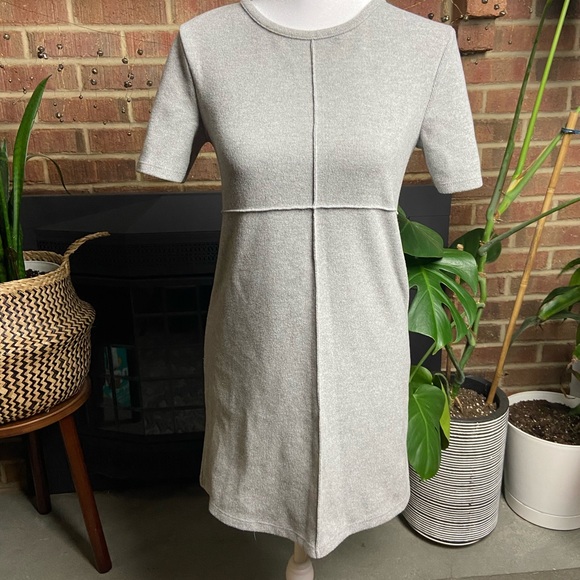 Zara | Dresses | Zara Grey Short Sleeve Knit Sweater Minidress Size S | Poshmark Zara | Dresses | Zara Grey Short Sleeve Knit Sweater Minidress Size S | Poshmark
